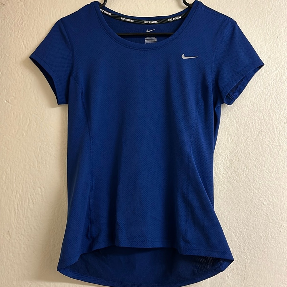 Women’s Nike Running shirt, small, purple